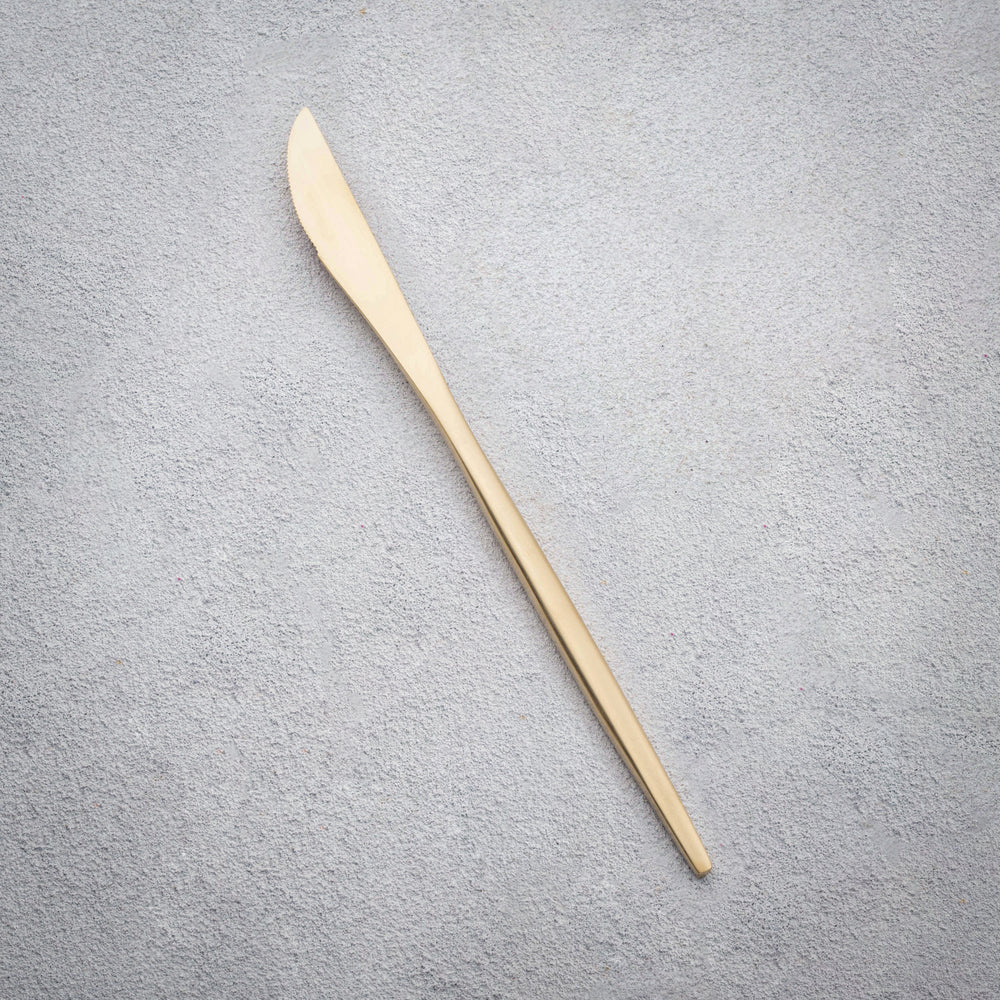 Vikko - Vera, Brushed Champagne Gold, SS, Knife