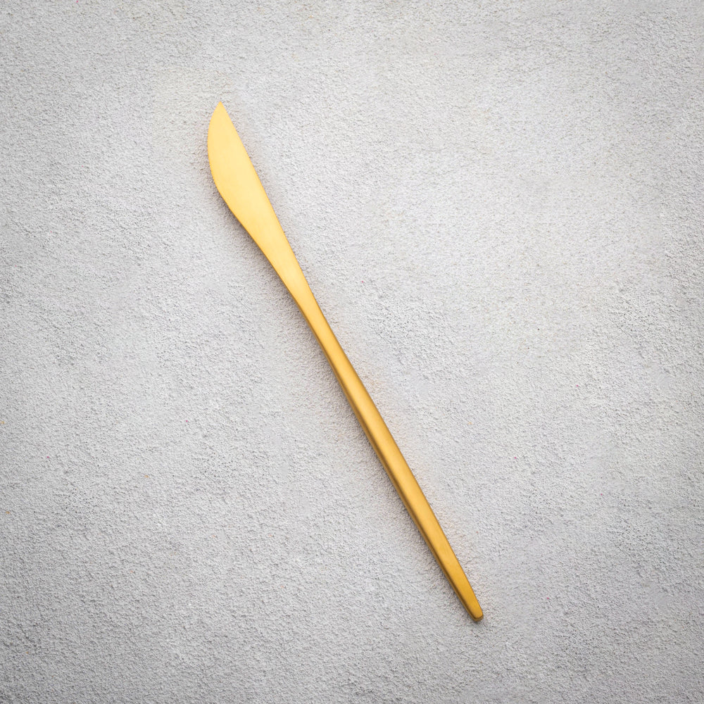 Vikko - Vera, Brushed Gold, SS, Knife