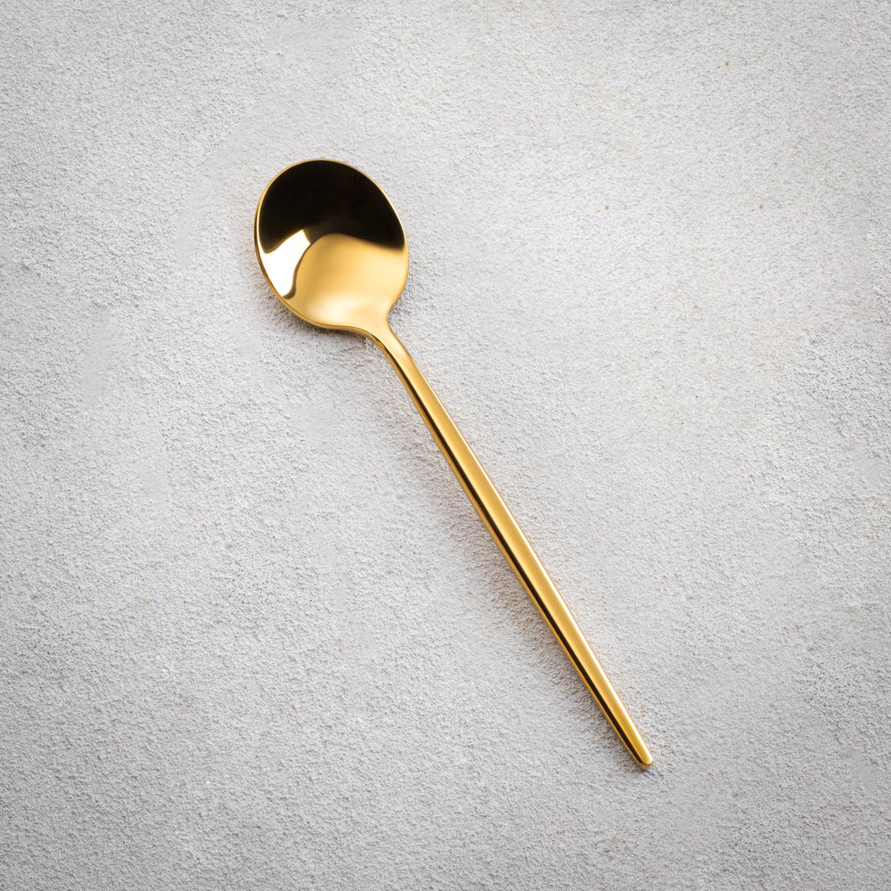 Vikko - Vera, Shiny Gold, 18/10 SS, Teaspoon