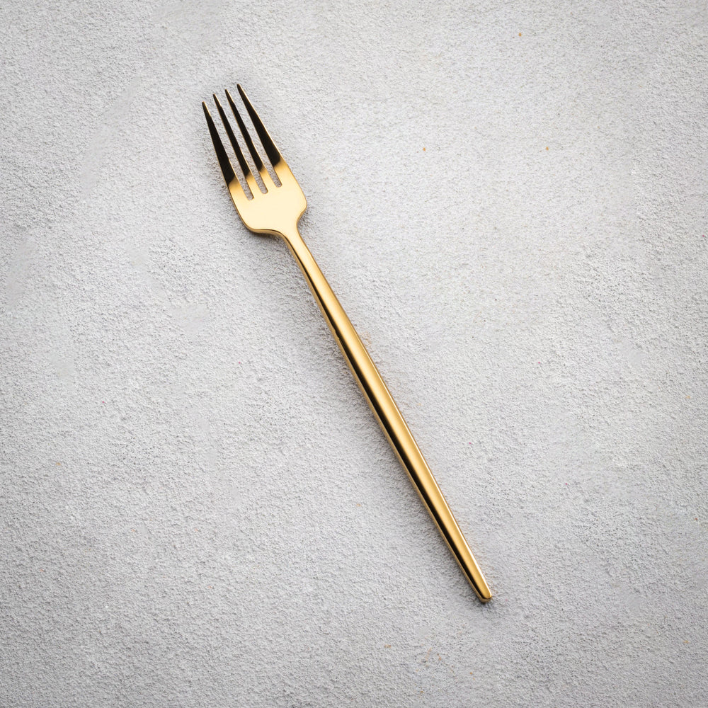 Vikko - Vera, Shiny Gold, 18/10 SS, Salad Fork