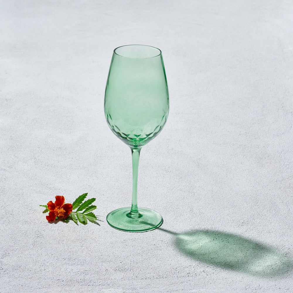 Vikko - Majestic, Water Glass, Green, 19 oz