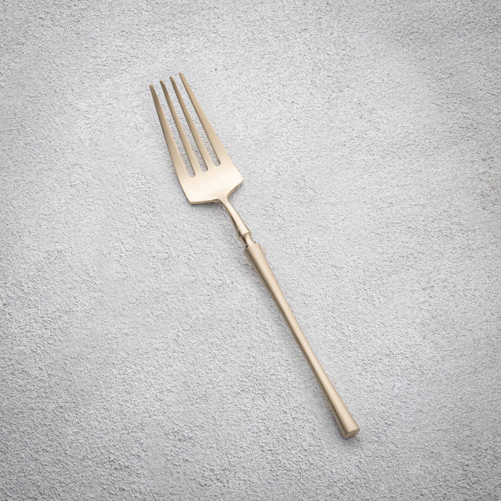 Vikko - Irene, Brushed Champagne Gold, 18/10 SS, Salad Fork