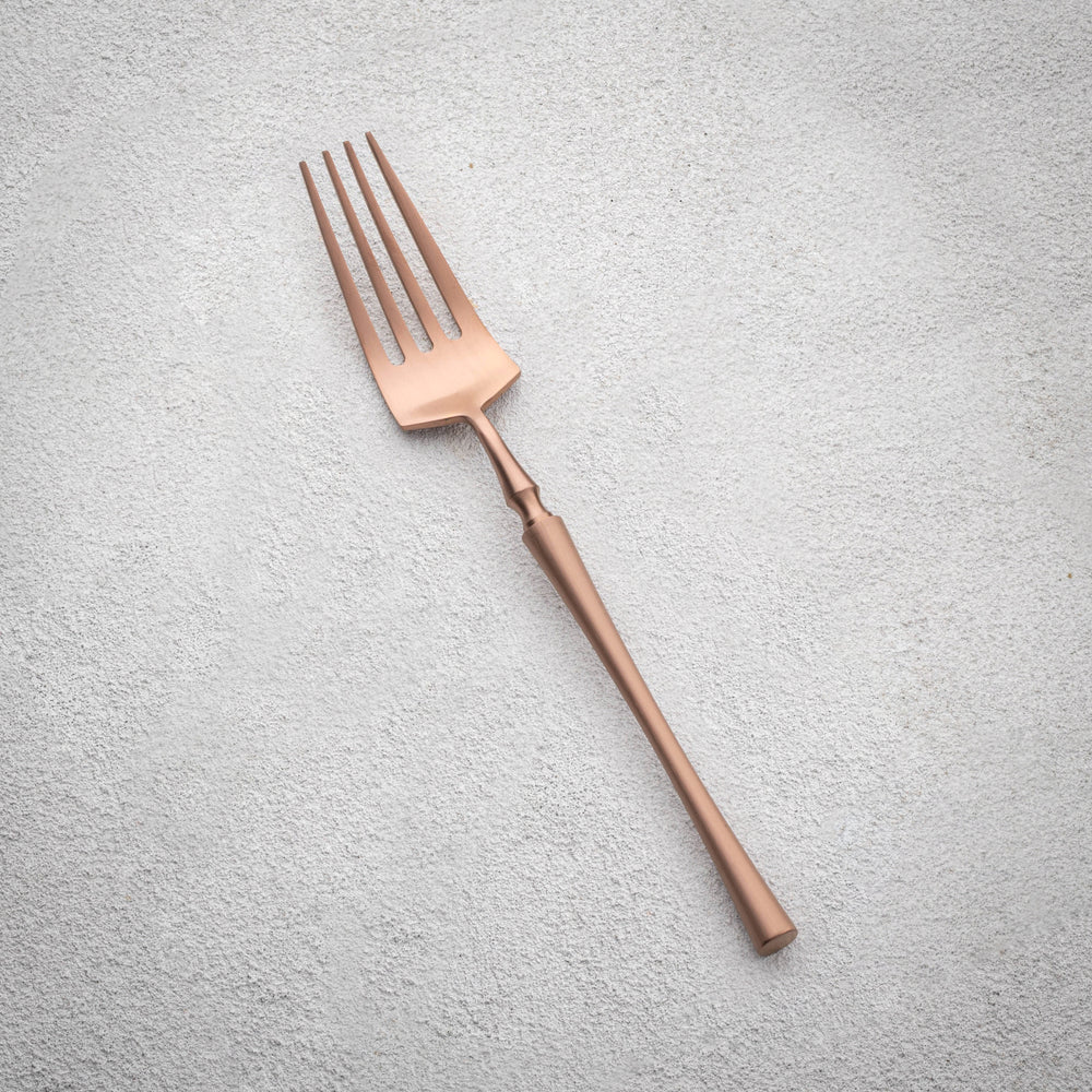 Vikko - Irene, Brushed Rose Gold, 18/10 SS, Dinner Fork