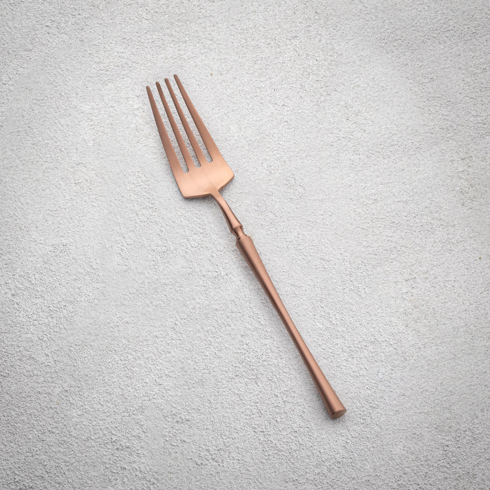 Vikko - Irene, Brushed Rose Gold, 18/10 SS, Salad Fork