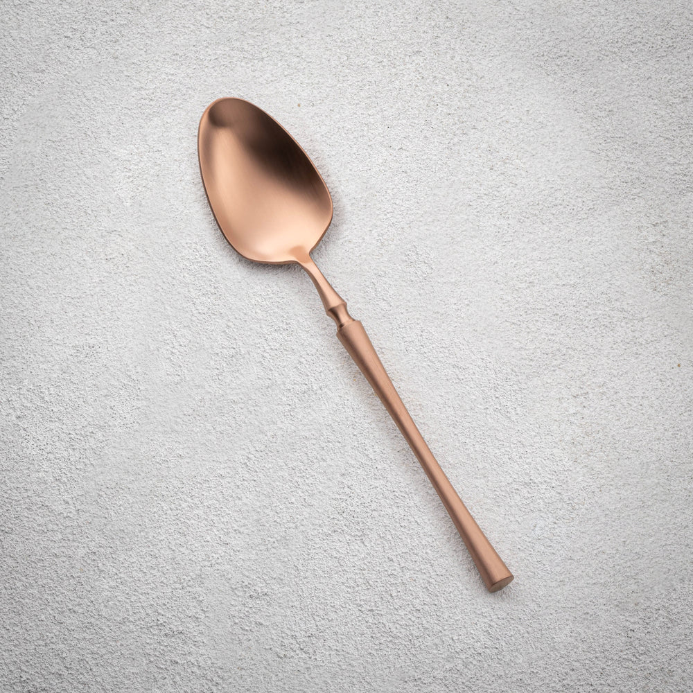 Vikko - Irene, Brushed Rose Gold, 18/10 SS, Soup Spoon