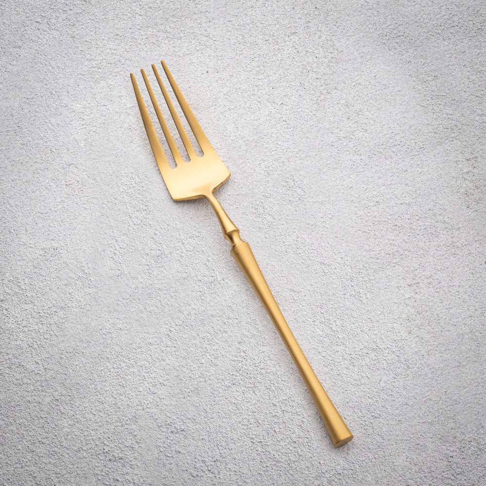 Vikko - Irene, Brushed Gold, 18/10 SS, Dinner Fork