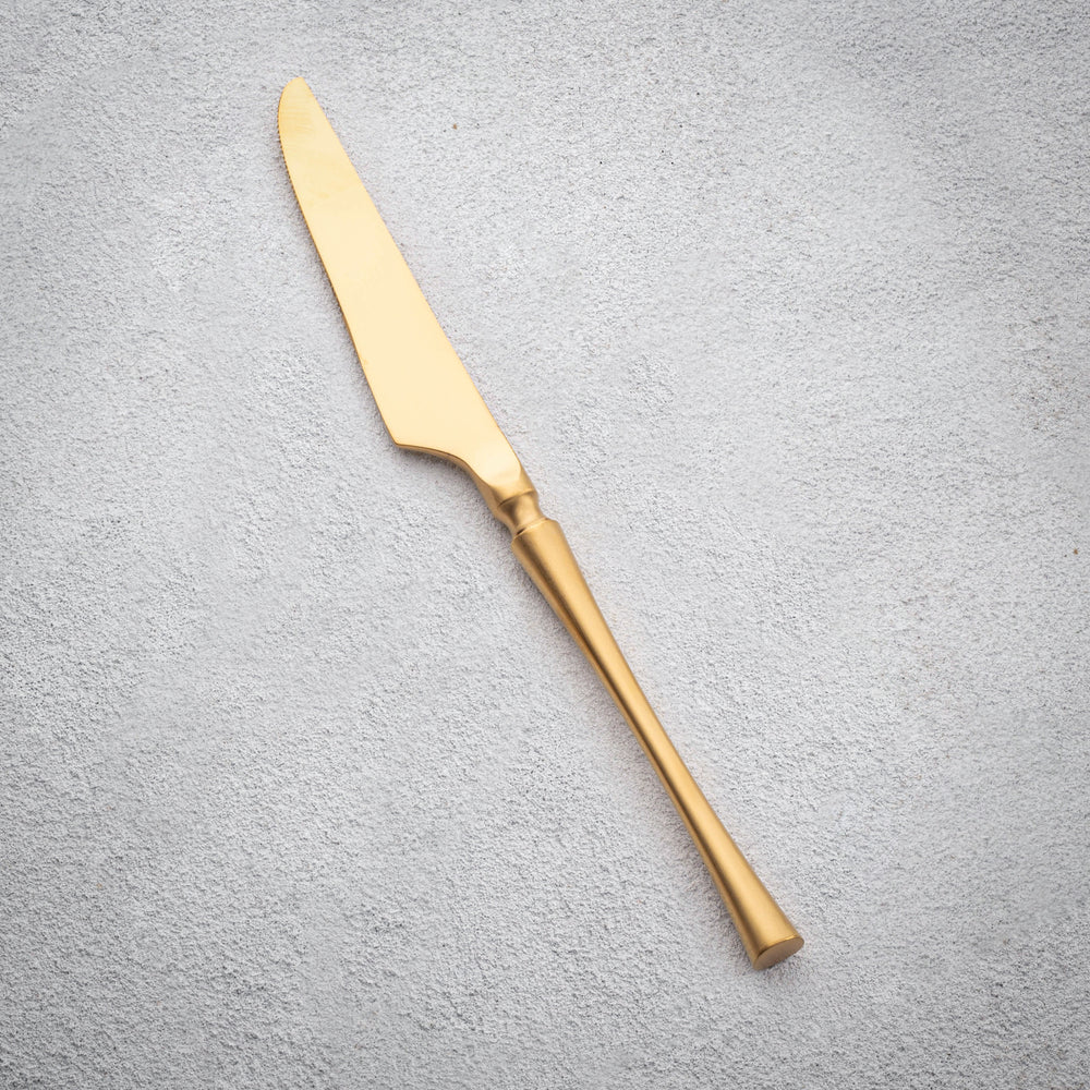 Vikko - Irene, Brushed Gold, SS, Knife