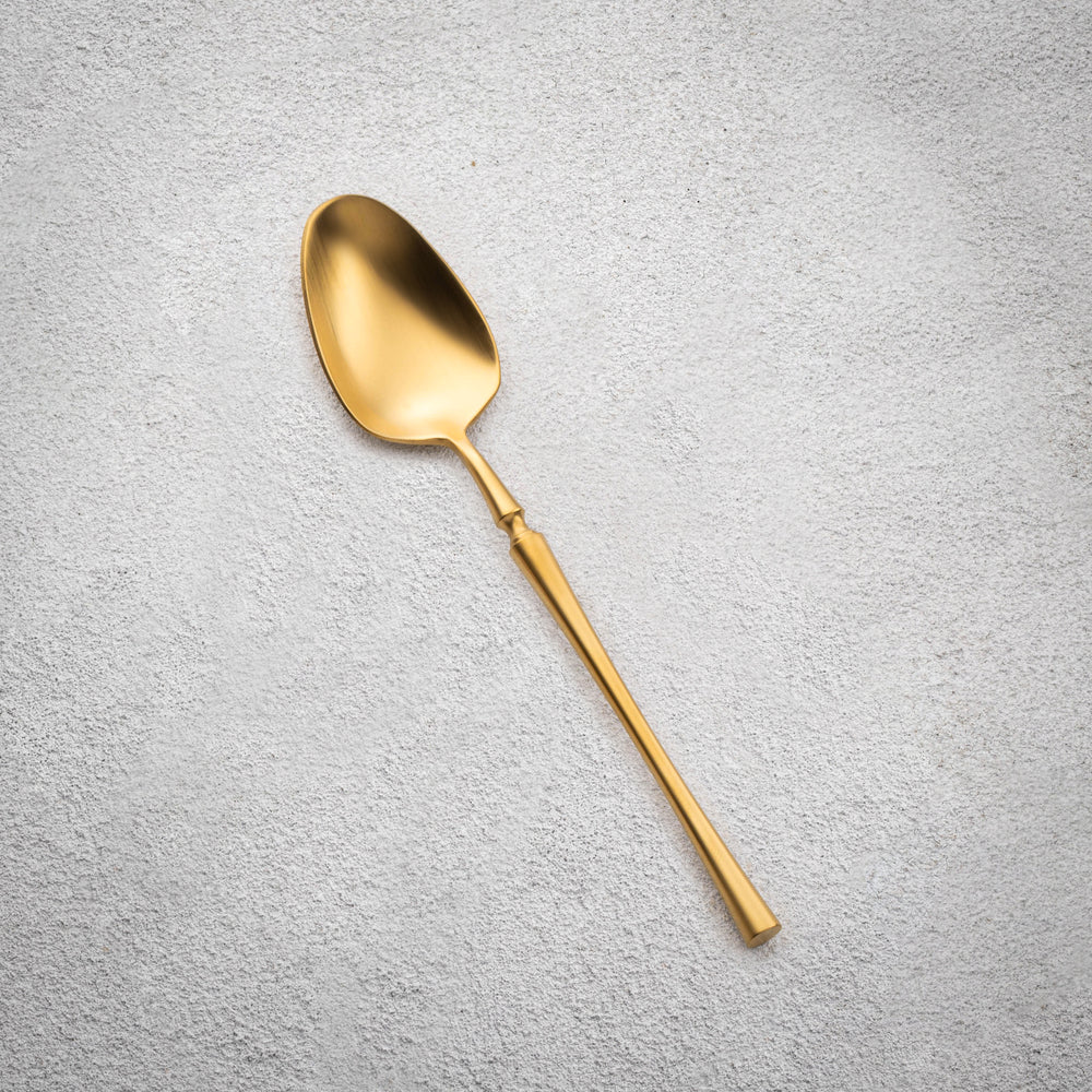 Vikko - Irene, Brushed Gold, 18/10 SS, Teaspoon