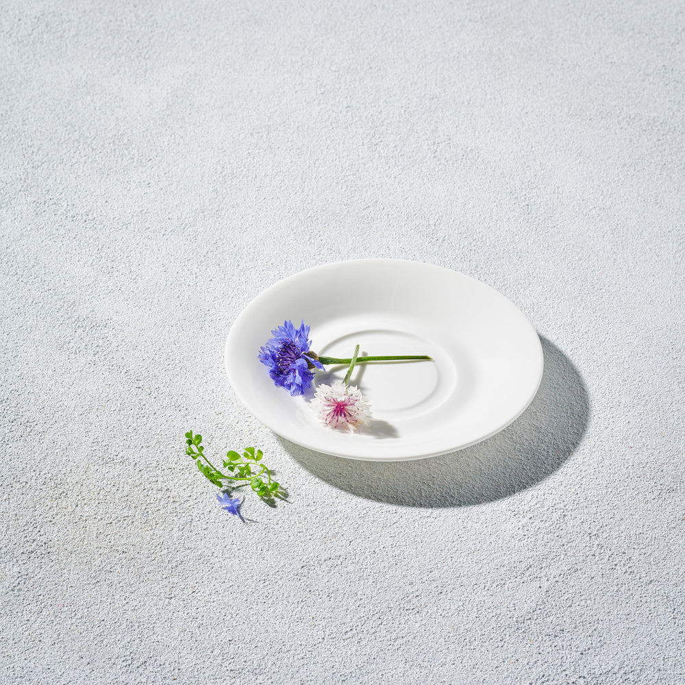Vikko - Lightning, Round Saucer, White, 6"