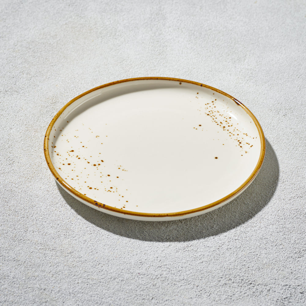 Terra - Round Plate, White, 7"