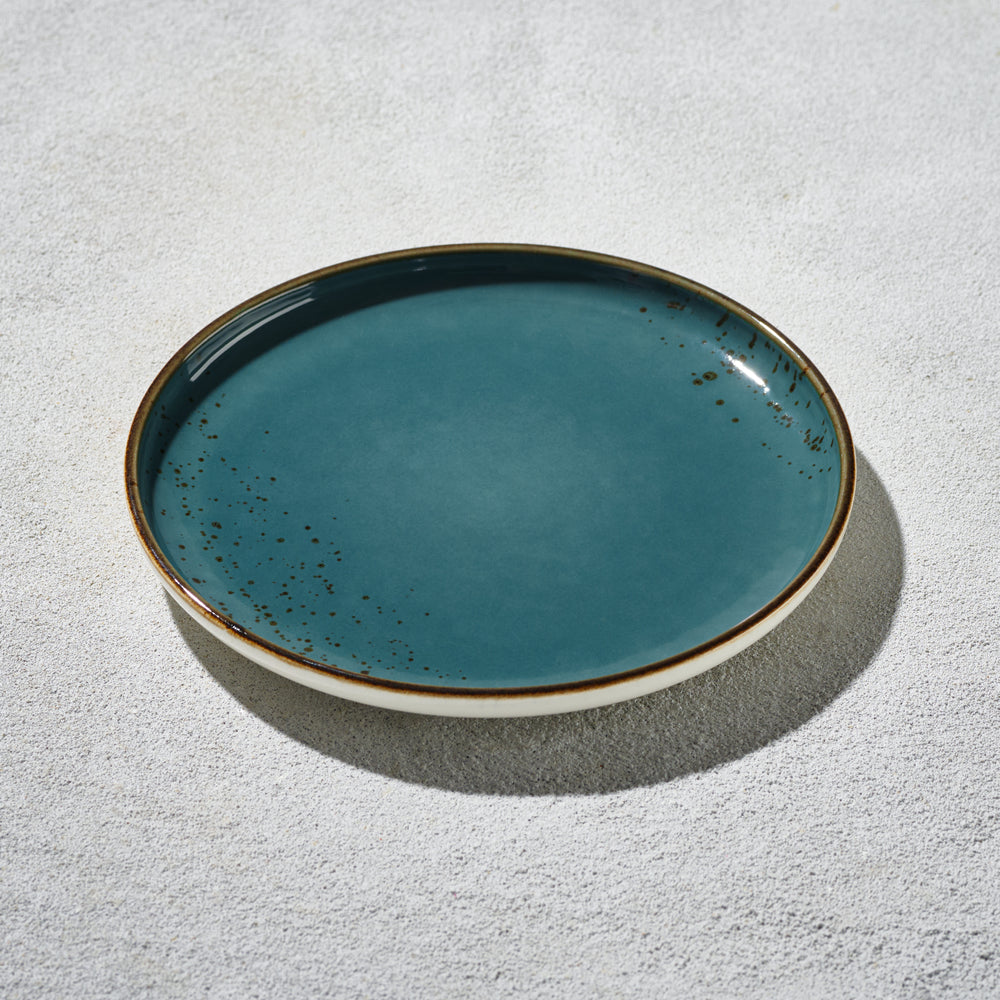 Terra - Round Plate, Dark Blue, 7"