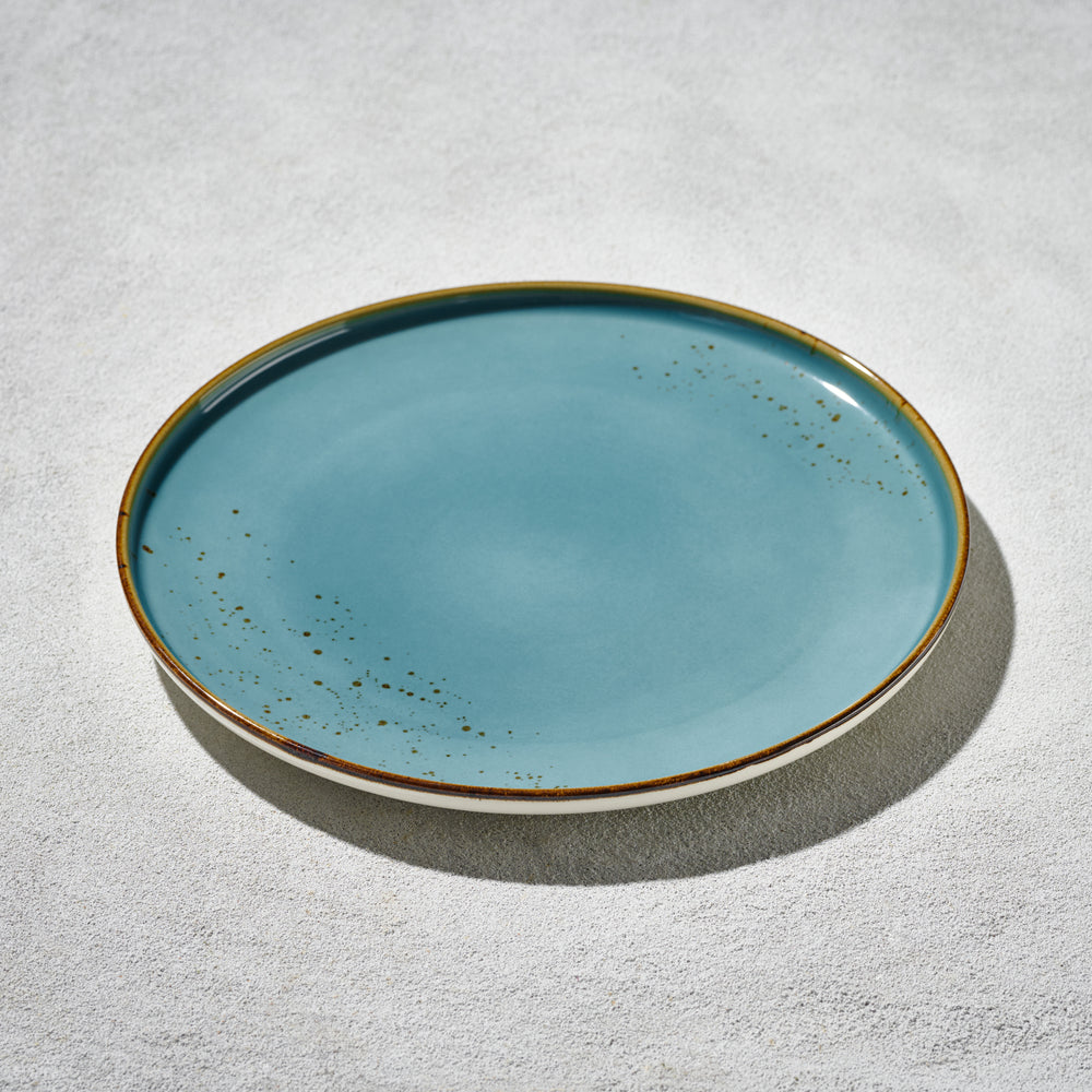 Terra - Round Plate, Light Blue, 9.25"
