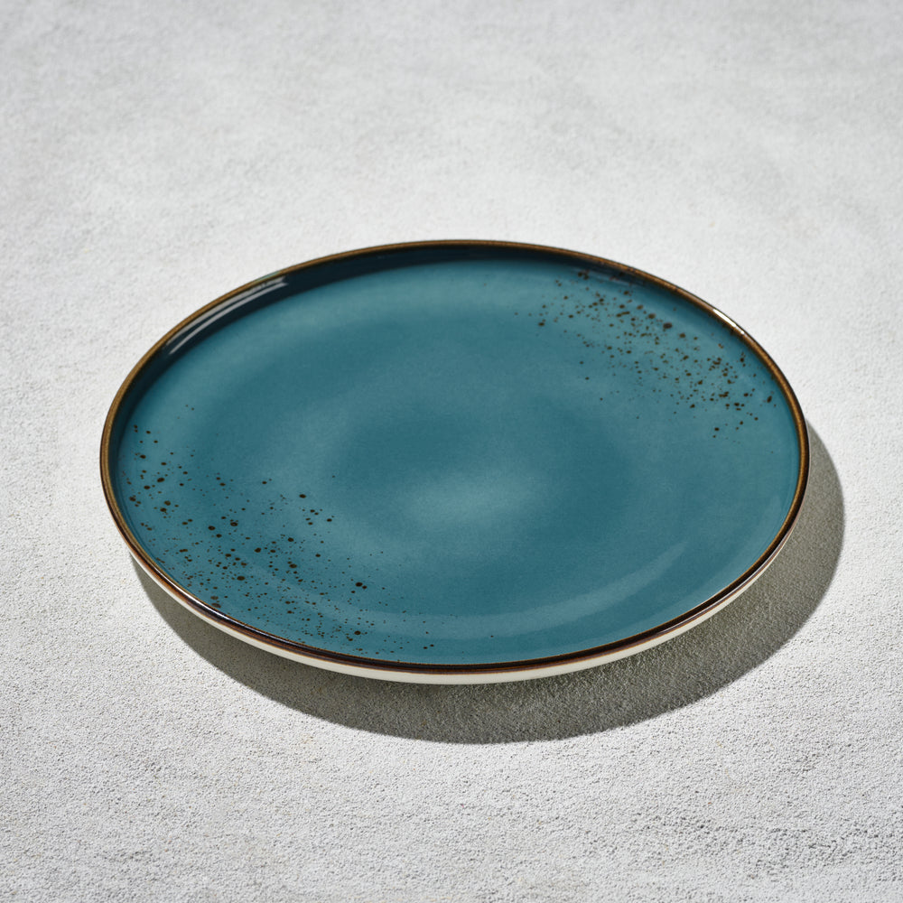 Terra - Round Plate, Dark Blue, 9.25"