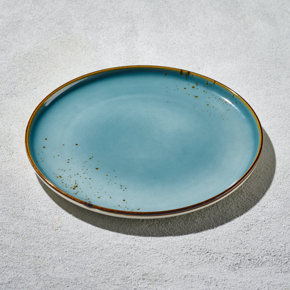 Terra - Round Plate, Light Blue, 11"