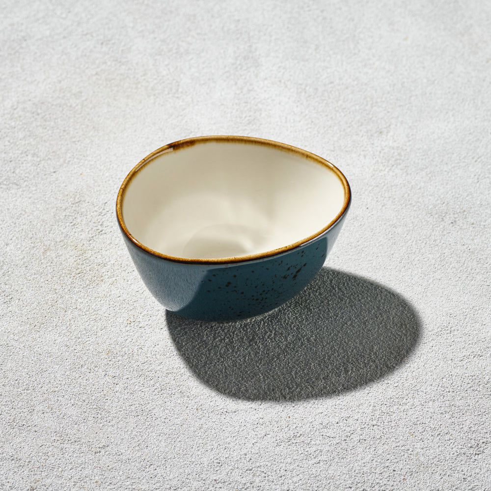 Terra - Oval Bowl, Dark Blue, 4.75", 11 oz