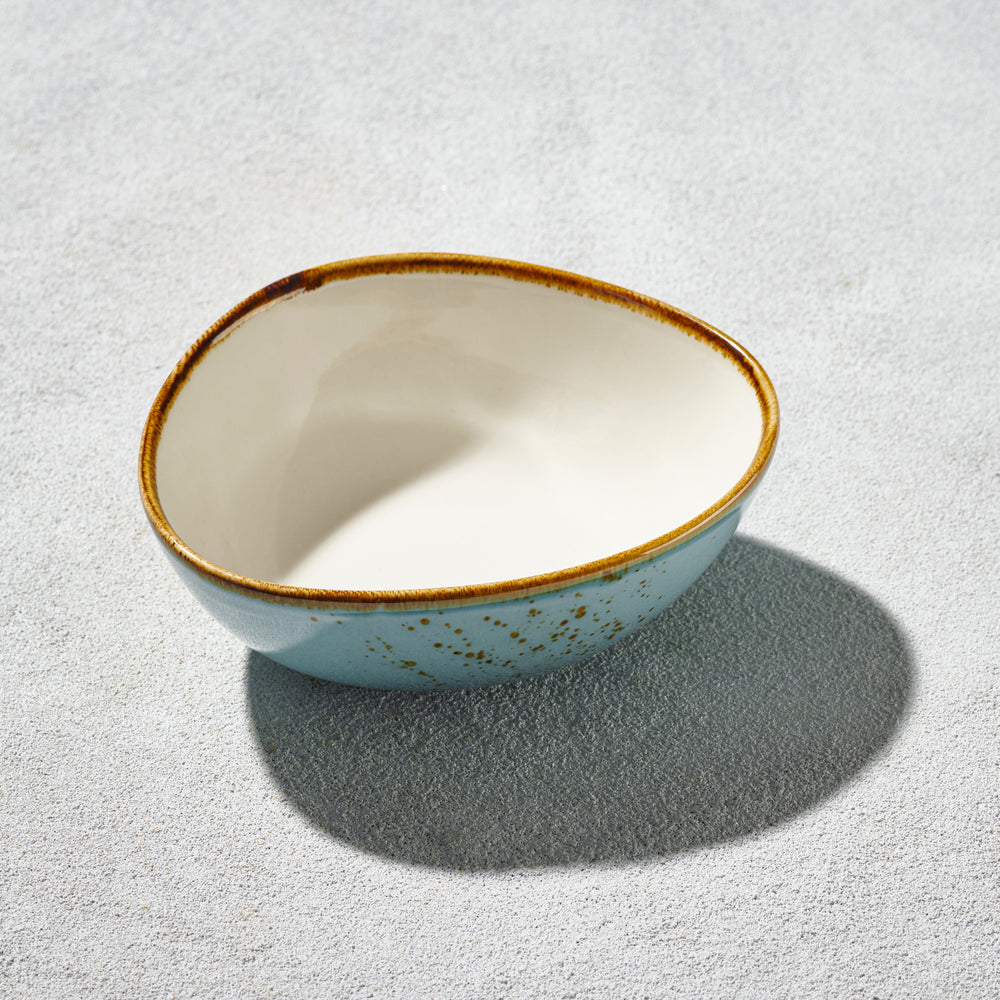 Terra - Oval Bowl, Light Blue, 6.25", 16 oz