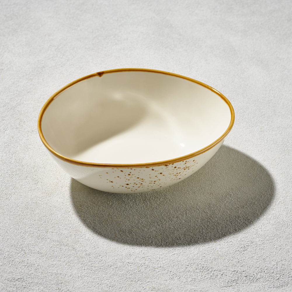 Terra - Oval Bowl, White, 8.5", 48 oz