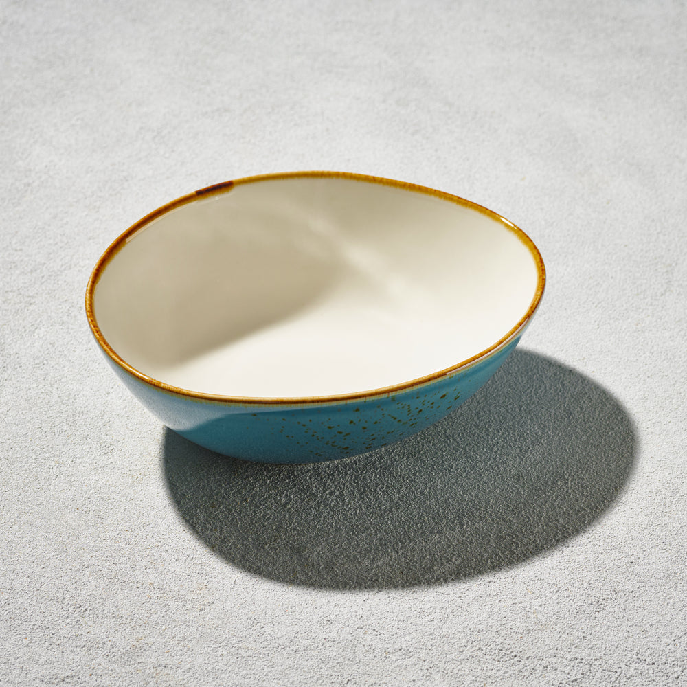 Terra - Oval Bowl, Light Blue, 8.5", 48 oz