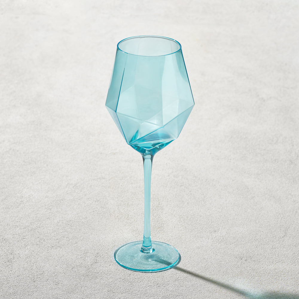 Vikko - Sparkle, Wine Glass, Blue, 22 oz