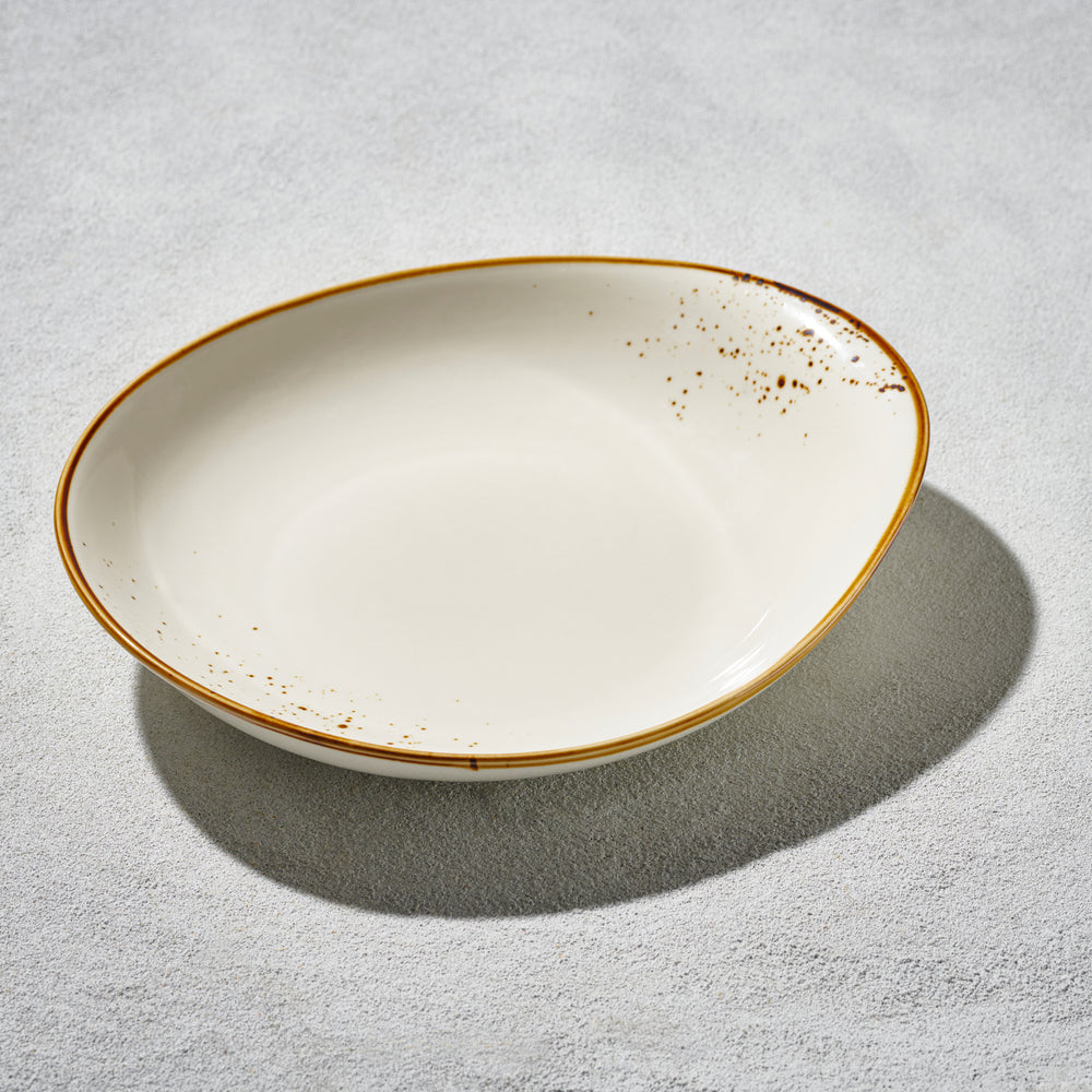 Terra - Special Oval Plate, White, 11.5" x 9.5", 34 oz