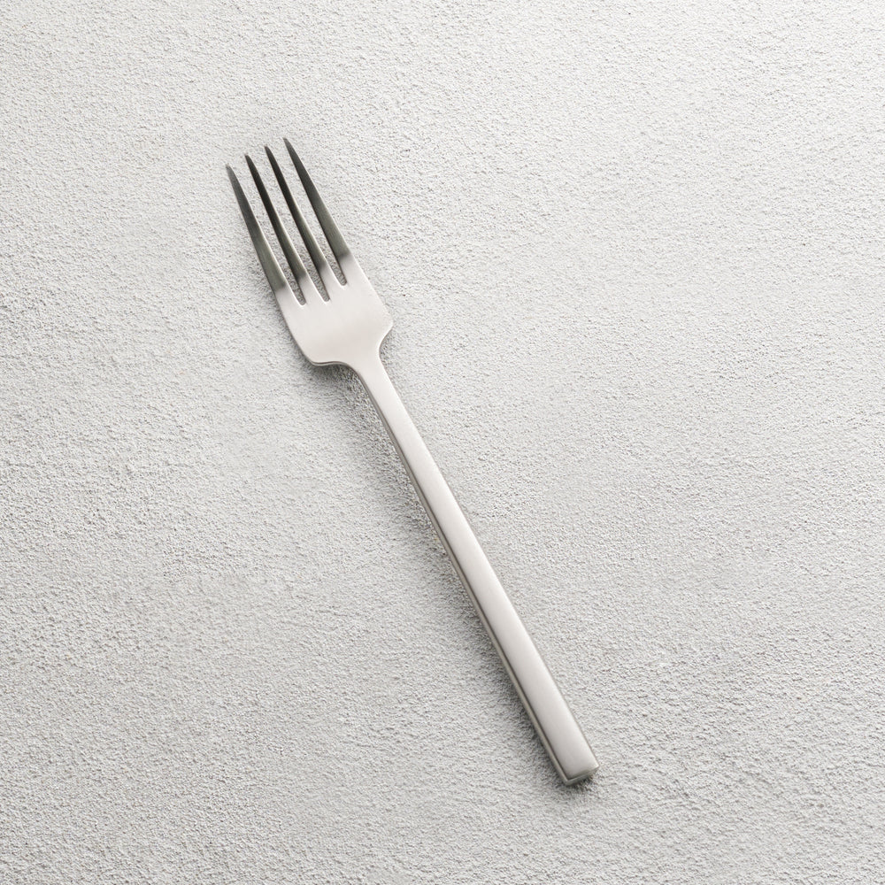 Vikko - Sapphire, Brushed Silver, 18/10 SS, Square Salad Fork