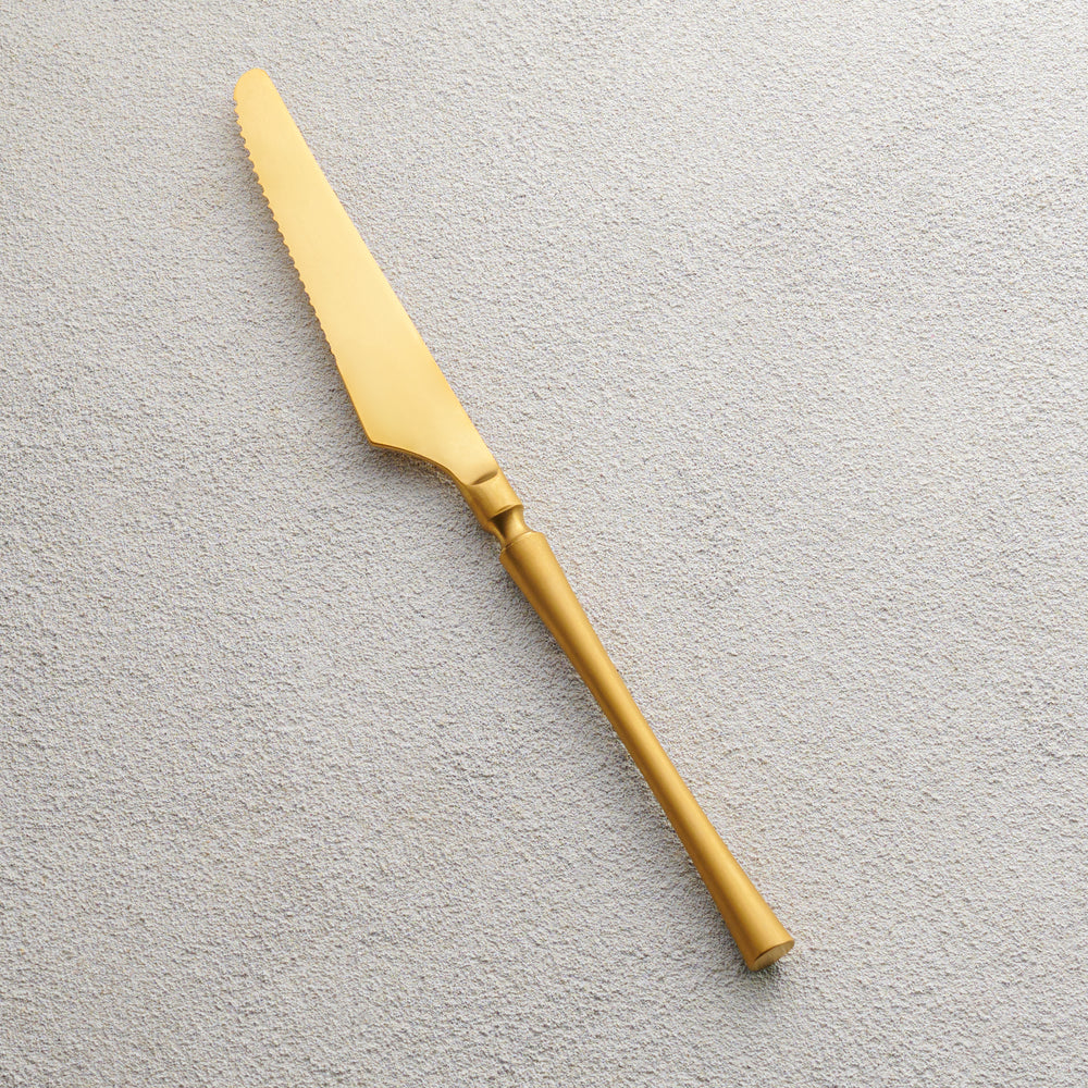 Vikko - Irene, Brushed Gold, SS, Steak Knife