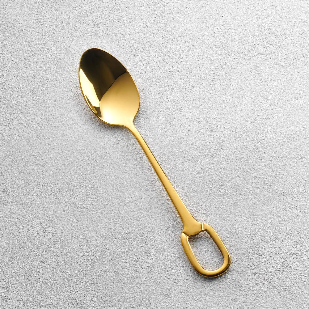 Vikko - Venice, Shiny Gold, 18/10 SS, Soup Spoon