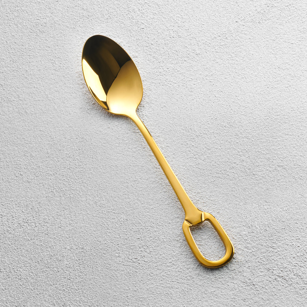 Vikko - Venice, Shiny Gold, 18/10 SS, Teaspoon