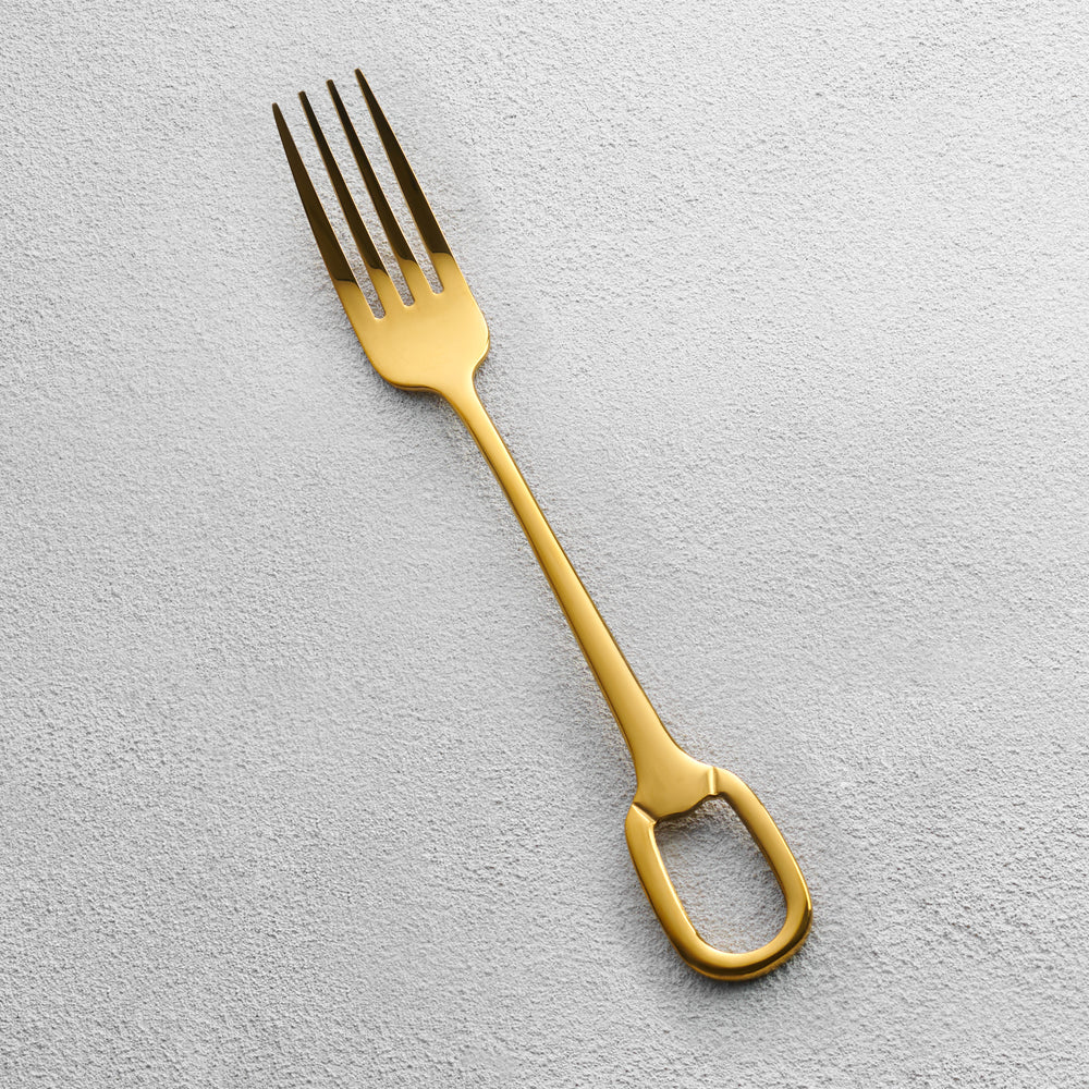 Vikko - Venice, Shiny Gold, 18/10 SS, Dinner Fork