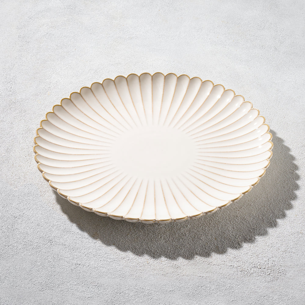 Vikko - Atlantic, Charger, Cream, 13"