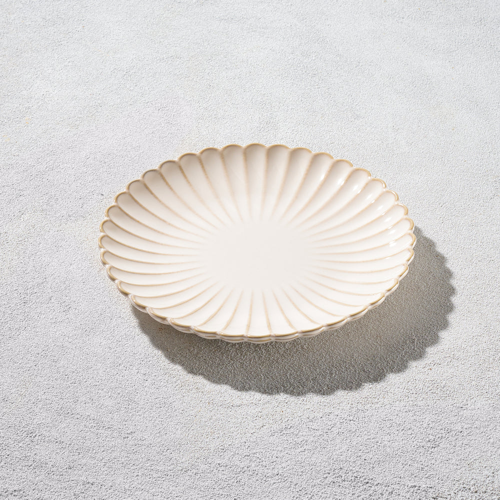 Vikko - Atlantic, Salad Plate, Cream, 8"