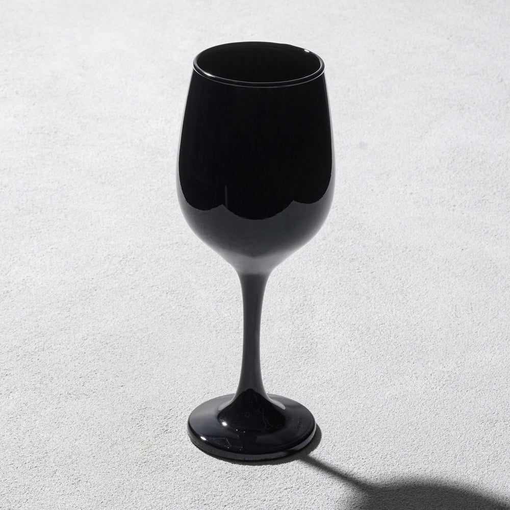 Vikko - Lawrence, Water Glass, Shiny Black, 14 oz