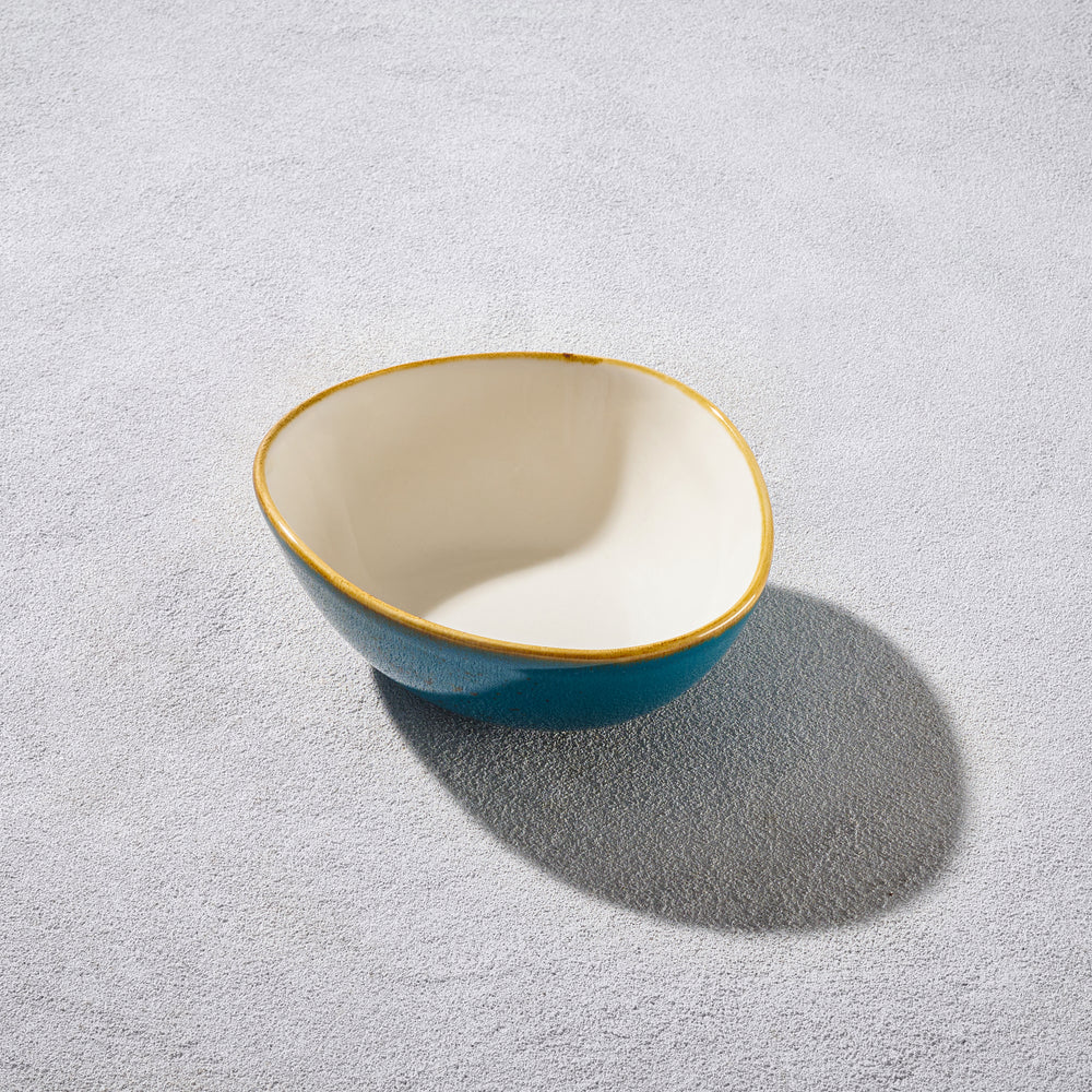 Terra - Oval Bowl, Light Blue, 4.75", 11 oz