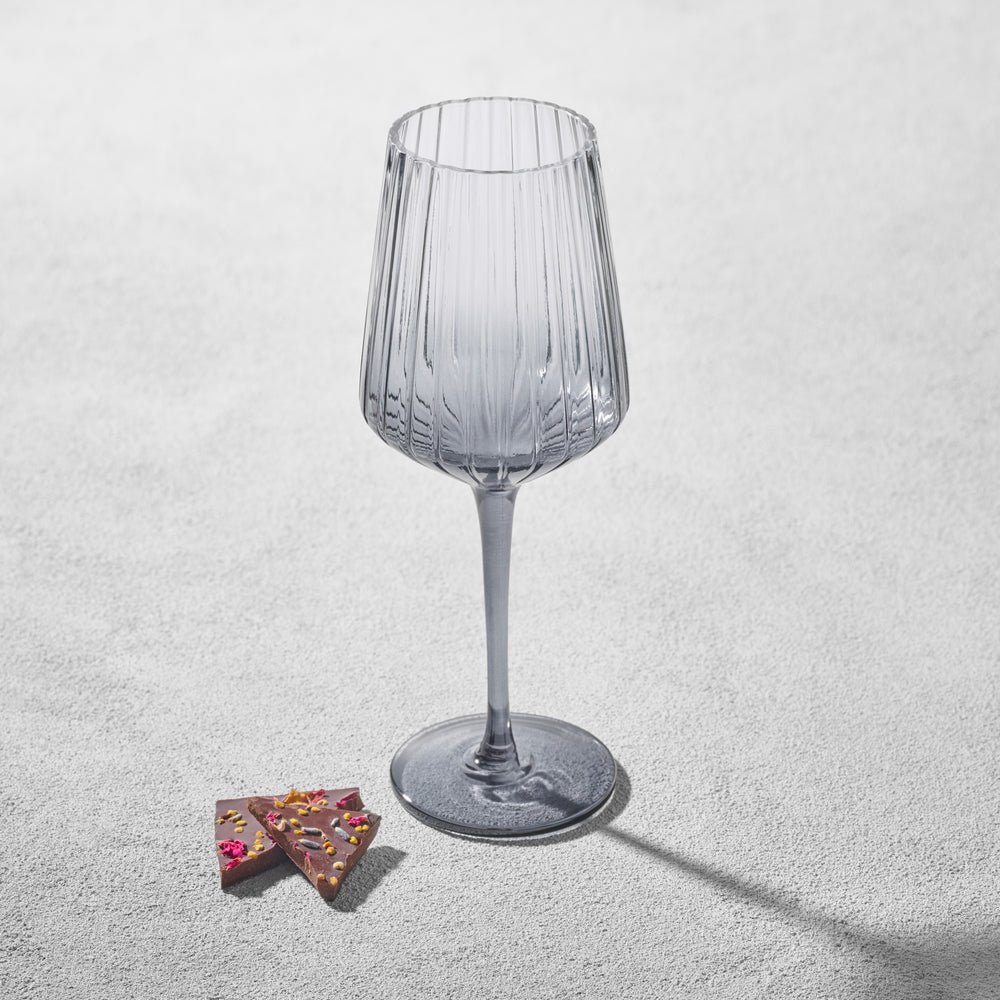 Vikko - Elegant, Wine Glass, Smoked, 12.5 oz