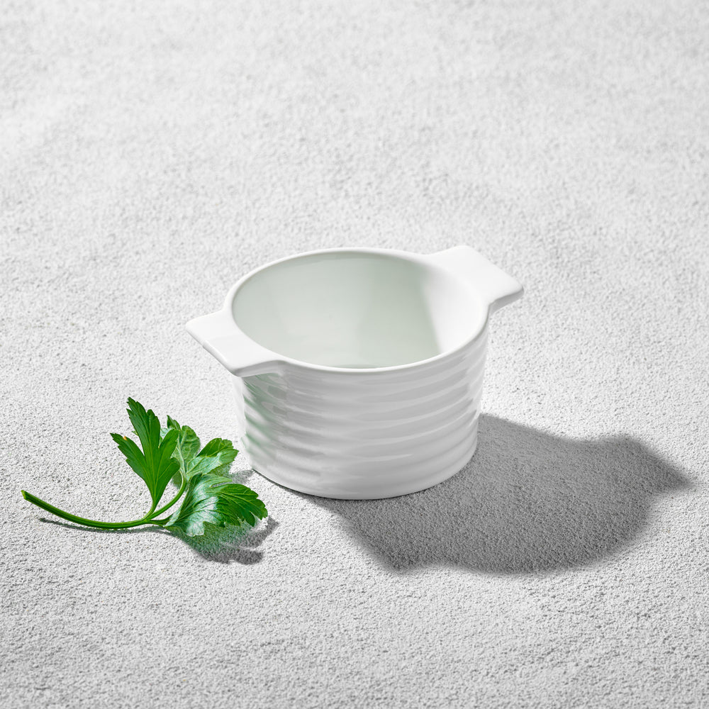 Vikko - Ramekin with Handles, White, 6 oz
