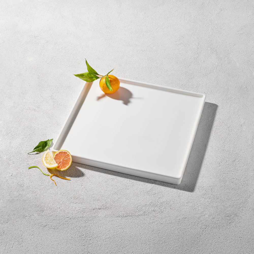 Vikko - Elegant, Square Dinner Plate, 12"