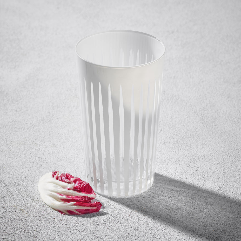 Vikko - Timeless, Highball Water Glass, White, 15.5 oz