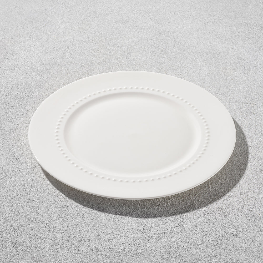 Maison Neuve - Hobnail, Bone China Dinner Plate, 10.75"