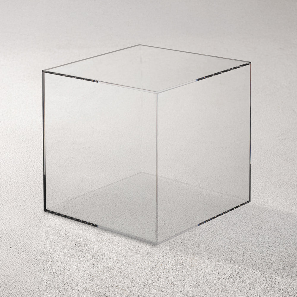 Vikko - Charm, Acrylic Square Cube, Clear, 12"