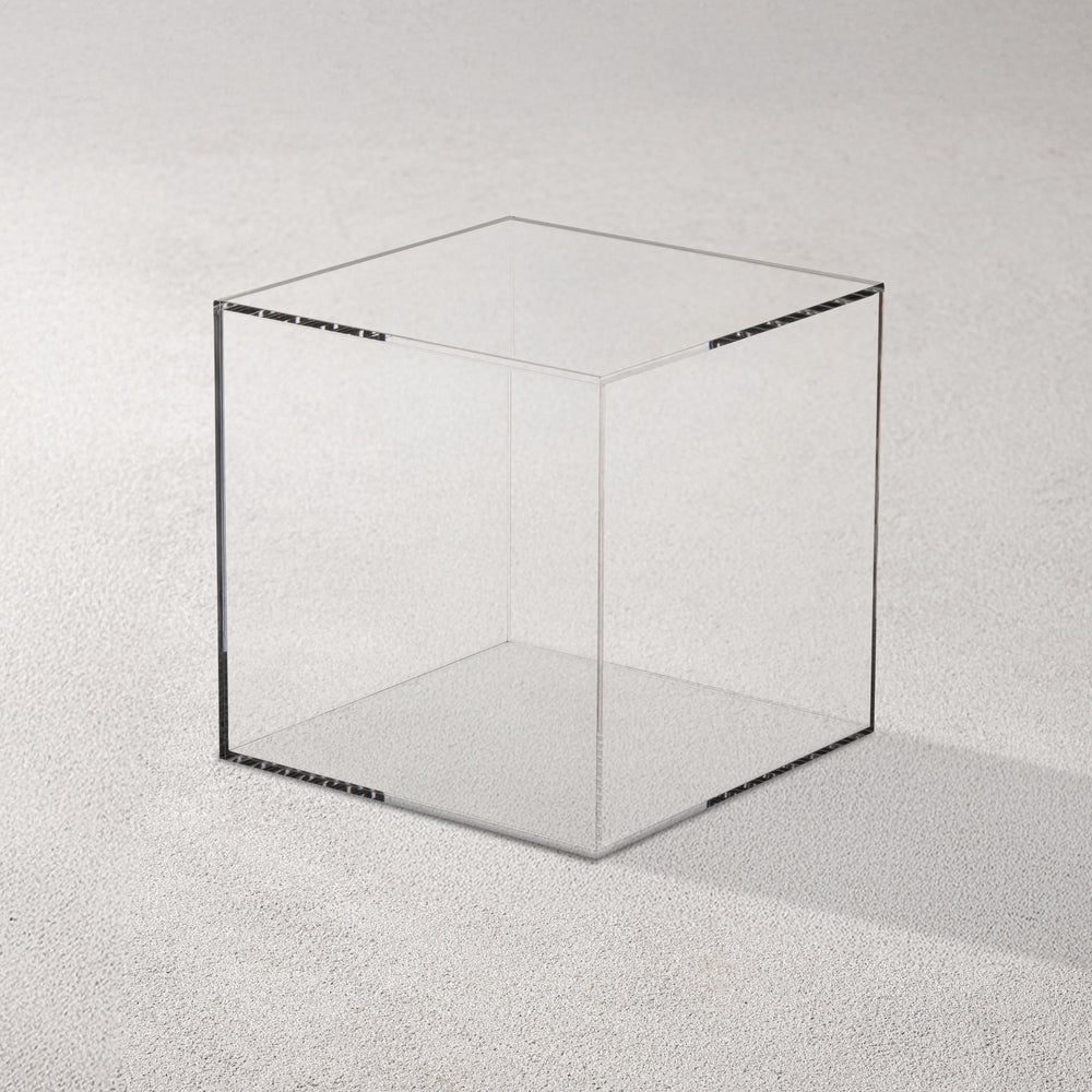 Vikko - Charm, Acrylic Square Cube, Clear, 8"
