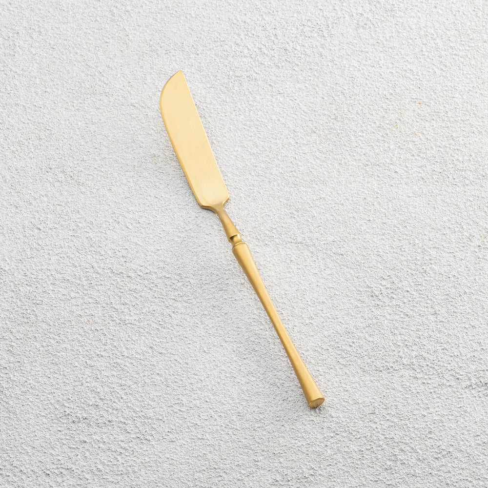 Vikko - Irene, Brushed Gold, SS, Butter Knife