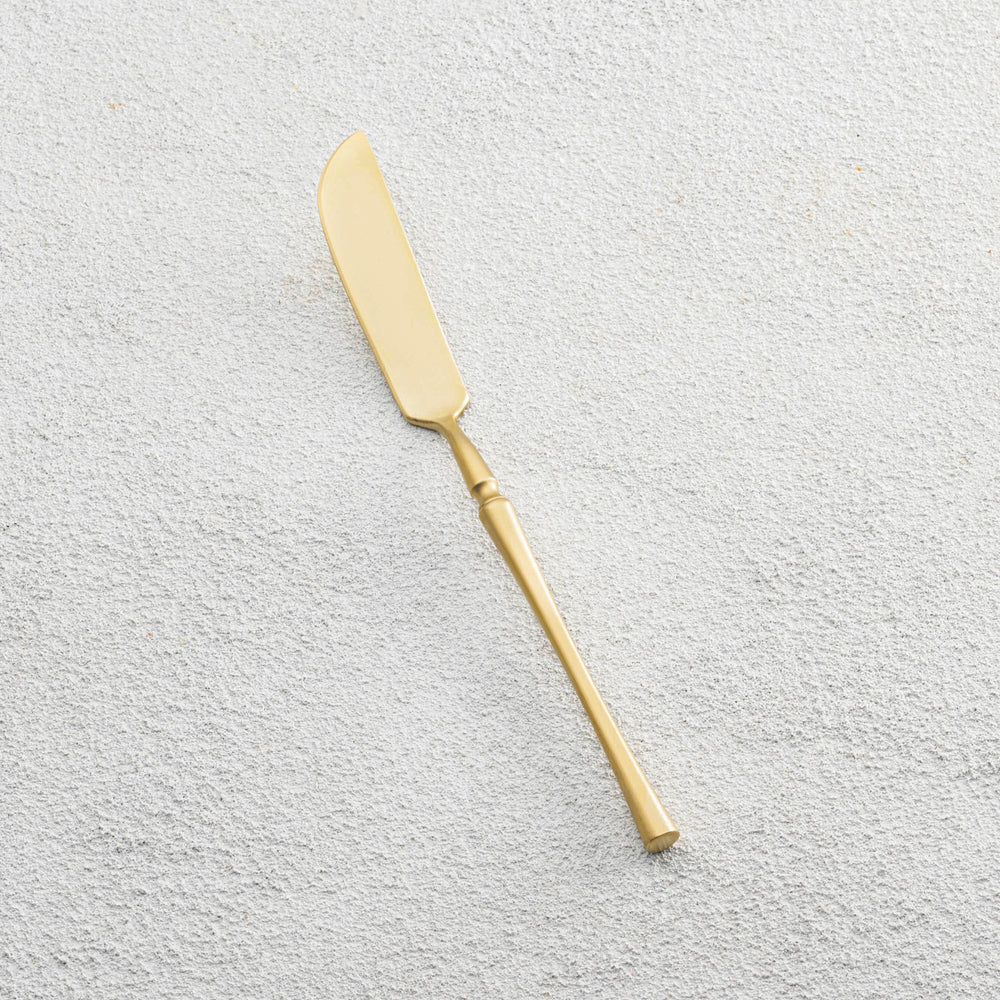 Vikko - Irene, Brushed Champagne Gold, SS, Butter Knife