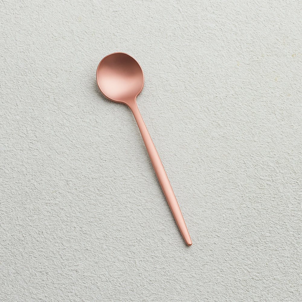 Vikko - Vera, Brushed Rose Gold, 18/10 SS, Coffee Spoon
