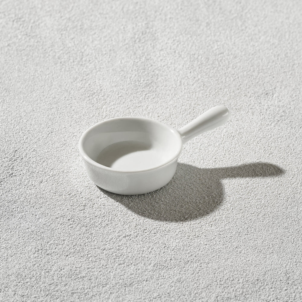 Artika - Mini Round Appetizer Bowl with Handle, White, 1.5 oz, 4 Pk