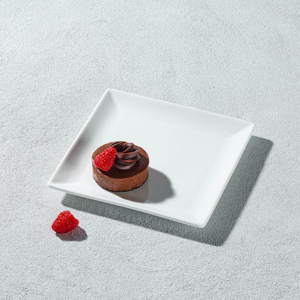 Vitrex - Square Plate, White, 5.5"