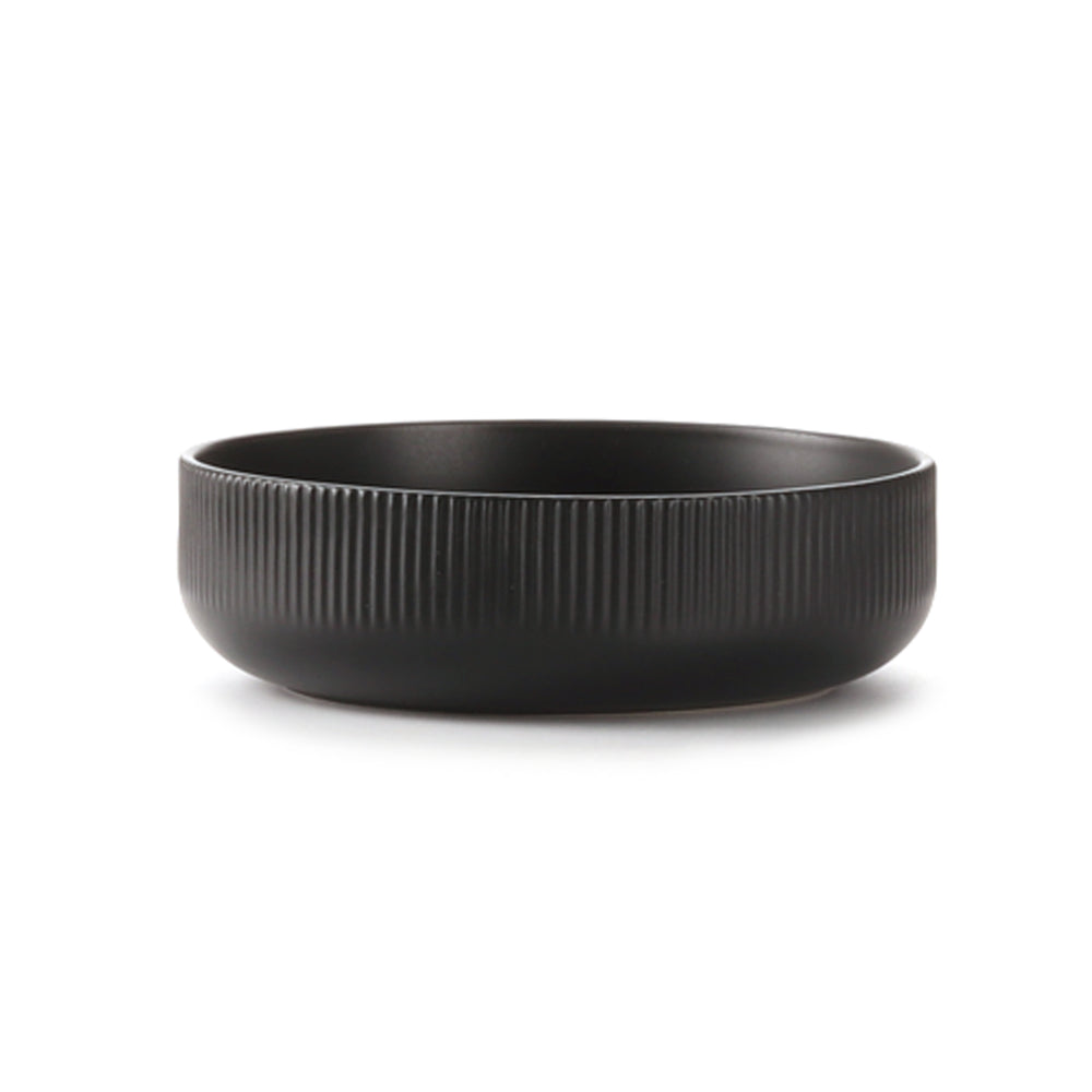 Vikko - Whisper, Shallow Bowl, Black, 35 oz