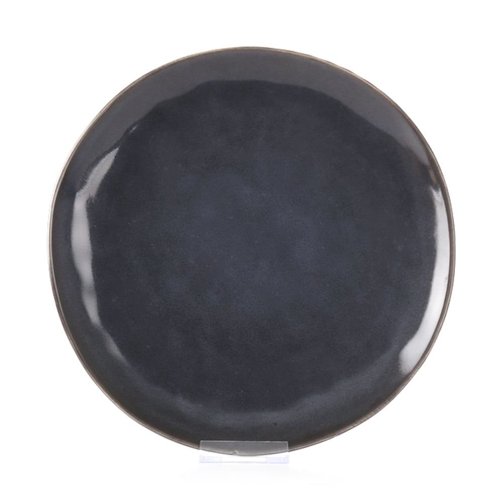 Vikko - Ridge, Dinner Plate, Blue, 10.5"