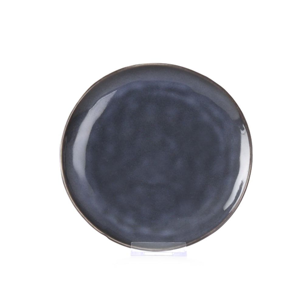 Vikko - Ridge, Salad Plate, Blue, 8"