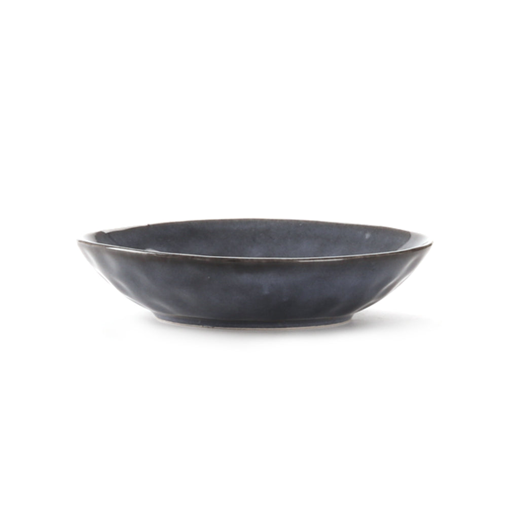 Vikko - Ridge, Shallow Bowl, Blue, 25 oz