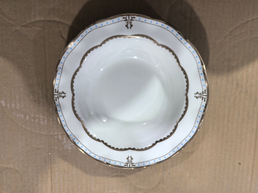 Vikko - Clove, Soup Bowl, Gold and Blue, 15 oz